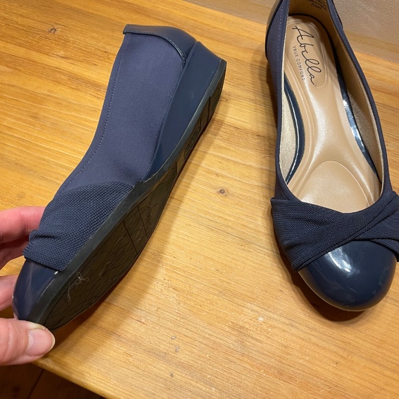 Navy Abella True Comfort Flats - Size 8 - Picture 6 of 9